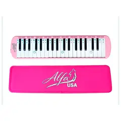 ALFA - MELODICA 3 OCTAVAS CON ESTUCHE RÍGIDO ROSADO