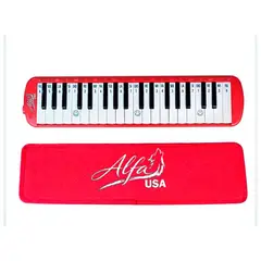 ALFA - MELODICA 3 OCTAVAS CON ESTUCHE USA ROJO