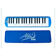 ALFA - MELÓDICAS 3 OCTAVAS AZUL CON ESTUCHE RIGIDO