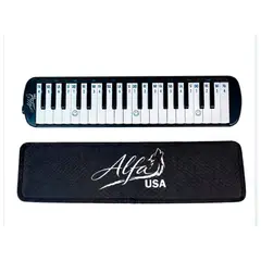 ALFA - MELODICA 3 OCTAVAS KIT COMPLETO CON ESTUCHE RIGIDO NEGRO