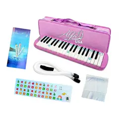ALFA - Melodica 37 Teclas con Estuche Morado