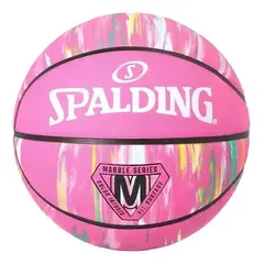 Spalding - PELOTA DE BASQUET MARBLE ROSADO