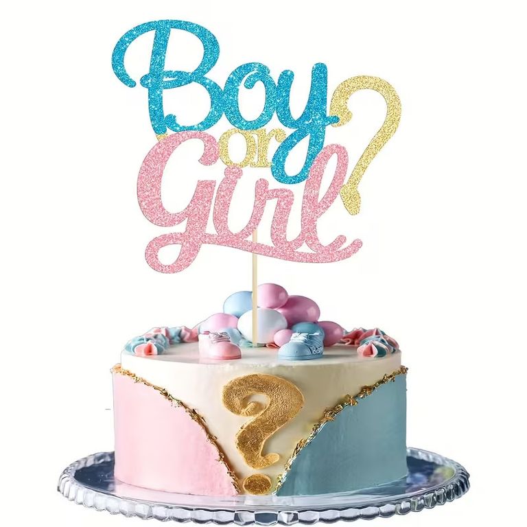 TOPPERS REVELACION DE GENERO PARA TORTAS PARA BABY SHOWER