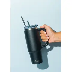 GENERICO - Wecool Taza Negro con Cañita 30oz