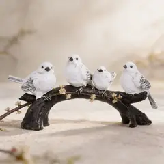 CONCEPT - Adorno Aves Familia Decor 32x8x14.5 cm