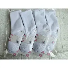 GENERICO - Pack Premium x12 Medias Altas Blancas para Mujer Suaves y Cómodas Talla 37-40