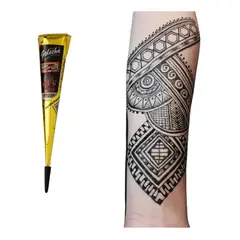 GENERICO - Cono henna hena para tatuajes falsos tatuajes temporales disfraces