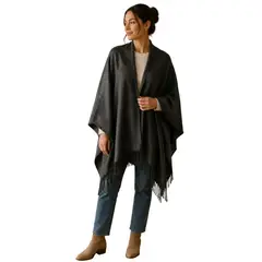 GENERICO - Capa Poncho Pashmina para mujer de invierno Casual