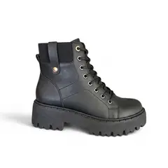 GENERICO - Botin Mujer Pasador Taco 3 1062-58 Color Negro
