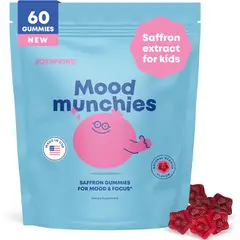 GENERICO - JoySpring Gomitas de azafrán para niños Extracto de azafrán con suplementos GABA