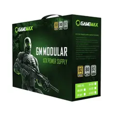 GAMEMAX - FUENTE PODER 800W SEMI MODULAR 80 PLUS BRONZE GM-800