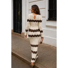 KUKUYU - Vestido de hilo tejido para mujer Mila
