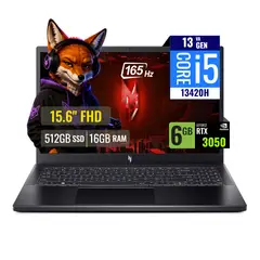ACER - Laptop Gamer Nitro V15 Intel Core i5 13420H 16GB RAM 512GB SSD 6GB RTX 3050 15.6 FHD FreeDOS