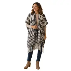 GENERICO - Capa Poncho Pashmina para mujer de invierno Casual