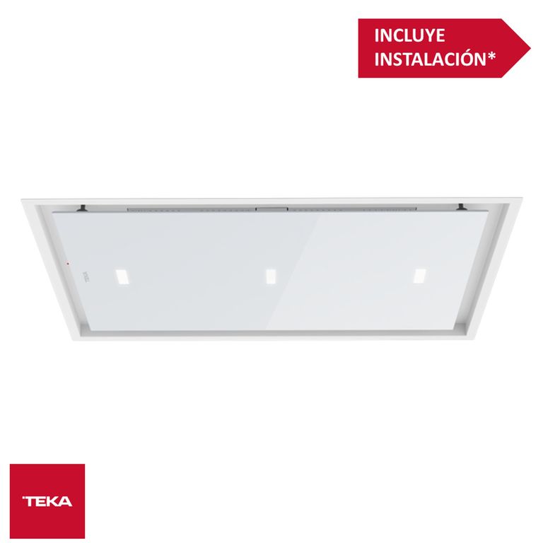 Campana Extractora 90cm Techo DHT 97670 TOS WH