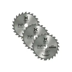KAPPO - DISCO CARBURADO DENTADO CORTE MADERA 7-¼ X 24D (03 UND) -
