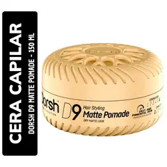 GENERICO - DORSH Matte Pomade D9 Fijacion Fuerte150ml