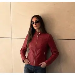 LABERINTO - Casaca Dalia Rojo