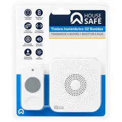 HOUSE SAFE - Timbre Inalambrico 32 Sonidos 150m Petrus a Pilas