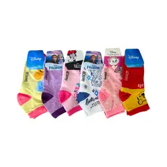 DISNEY CLASICOS - Pack 6 Medias DISNEY Talla 30 a 33