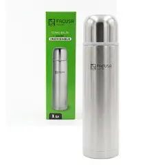 FACUSA - Tomatodo De 1000Ml 1L Acero Inoxidable Aqualina