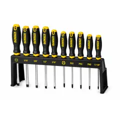 DEWALT - Juego de destornilladores 10 piezas profesional magnético
