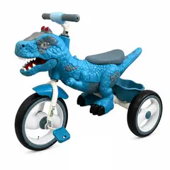 VOYAGE - Nueva Aventura Triciclo Dino Rex Musical y Luces Azul