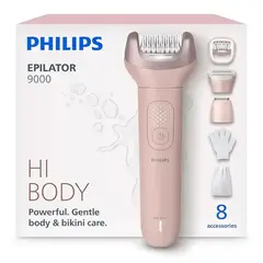 PHILIPS - Depiladora resistente al agua + 8 accesorios BRE717