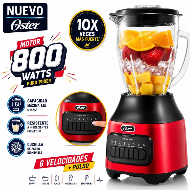 Licuadora 1.5L BLSTPEG-CPB 6 Velocidades