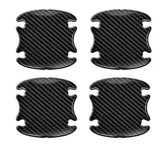 JET - Protector Manija De Puerta Fibra De Carbono 8Pcs