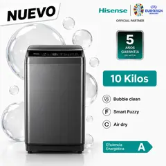 Hisense - Lavadora 10kg carga superior WT3J1023UT