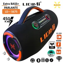 LIDIMI - Parlante Bluetooth Super 450W LD-S675 Extra Bass USB TWS