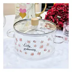 GENERICO - OLLA BOROSILICATO CON DISEÑO