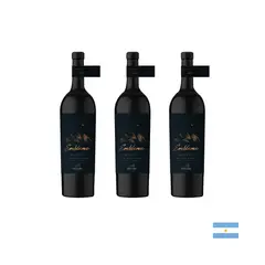 GOURMET 117 - VINO TINTO GRAN RESERVA EMBLEMA MALBEC ANDELUNA X 750ML X3