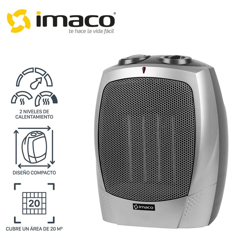 Termoventilador ITC3181 Portátil Cerámico 1800 watts