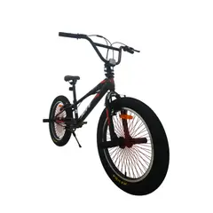JEFF BIKE - BICICLETA BMX ARO 20 LLANTAS KENDA Y GIRA 360° CON KIT PETS MODELO NITRO COLOR NEGRO