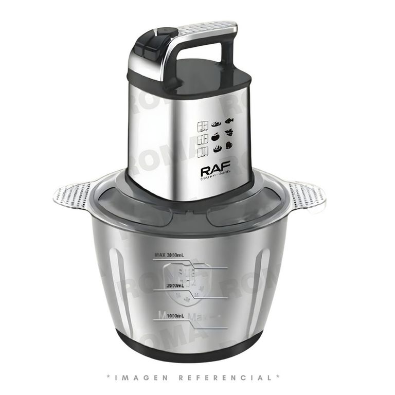 PROCESADORA DE ALIMENTOS ELÉCTRICA INOXIDABLE
