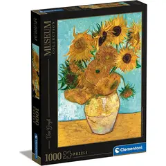 Clementoni - Rompecabezas Los Girasoles de Van Gogh 1000 Piezas