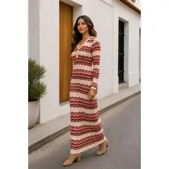 KUKUYU - Vestido de hilo tejido para mujer Siena