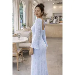 KUKUYU - Vestido de hilo tejido para mujer Sol