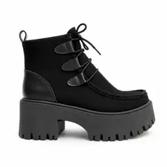 BASHIRA - Botines Miranda Negro