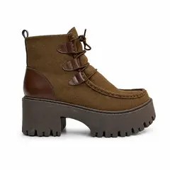 BASHIRA - Botines Miranda Marron