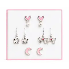 Esika - Set de Aretes Crystal Garden Niña Ésika