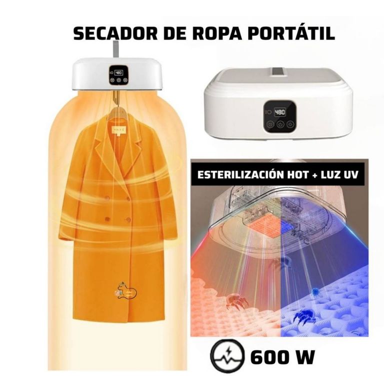 Secadora Portátil de Ropa Multifuncional