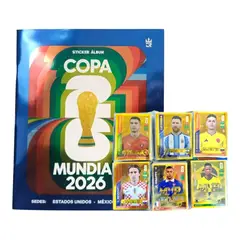 GENERICO - ÁLBUM MUNDIAL 2026 3 Reyes + PAQUETÓN 50 SOBRES