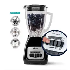 OSTER - Licuadora 1.5 L Negra 2 Velocidades BLSTKAG-BPB-053