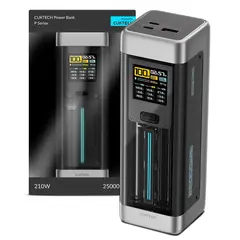 IMPORTADO MC - Power Bank Cuktech P23 210W 25000 mAh Pantalla TFT Premium Negro