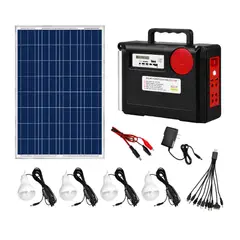 GENERICO - Estacion Maleta Solar Portatil Multifuncional para Camping, Viajes y Emergencias