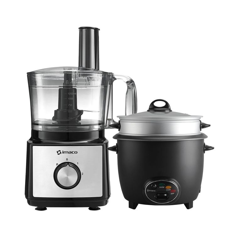 Combo Procesador de alimentos + Olla arrocera 1.8 litros C/sofrito