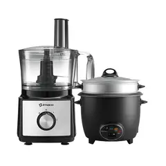 Imaco - Combo Procesador de alimentos + Olla arrocera 1.8 litros C/sofrito